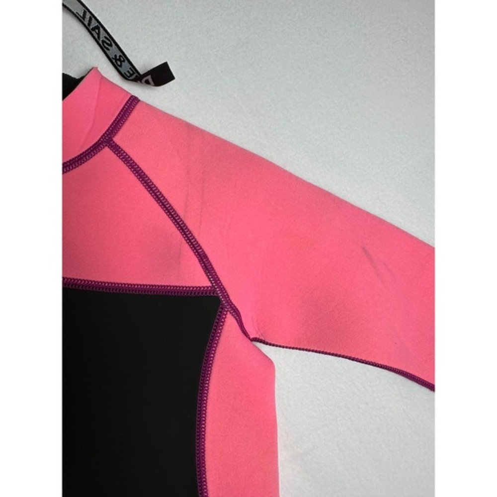 Dive & Sail Manta Kids XL Full Body Wetsuit Pink Purple Neoprene Surf Suit - Picture 12 of 12